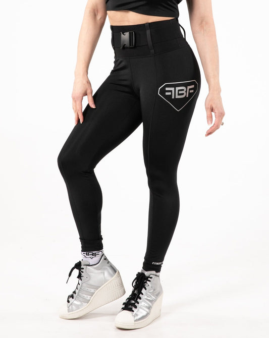 Seatbelt Legging - Black