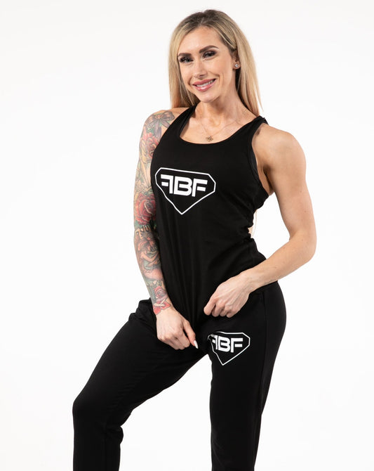 FBF Racerback Tank - Black